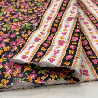 Bawełniana tkanina VOILE STEPPED Ophelia flower digital print