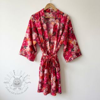 Bawełniana tkanina VOILE Tanja flowers digital print