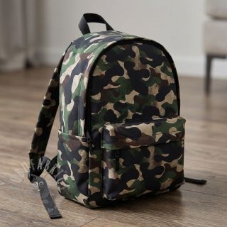 Bawełniana tkanina Camouflage green digital print