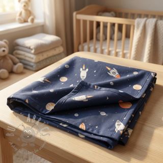 Bawełniana tkanina Space digital print