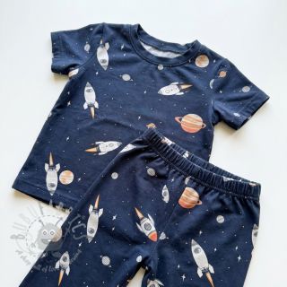 Bawełniana tkanina Space digital print