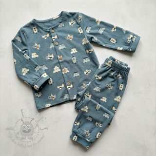 Bawełniana tkanina Vehicles petrol