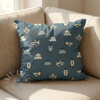 Bawełniana tkanina Vehicles petrol