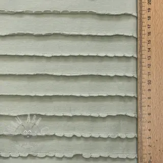 Jersey RUFFLES sage