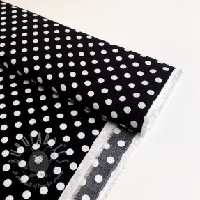 Wiskoza RADIANCE Polka dot black