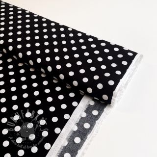 Wiskoza RADIANCE Polka dot black