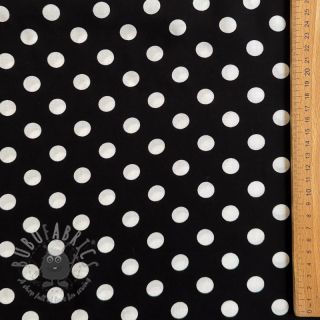 Wiskoza RADIANCE Polka dot black