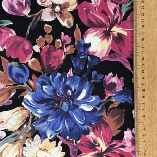 Dresówka Flower Luna black digital print