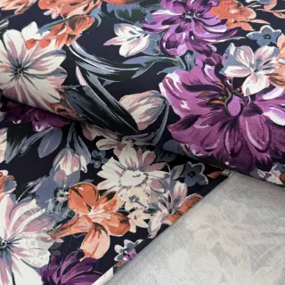 Dresówka Flower Luna navy digital print