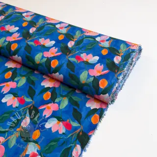 Wiskoza STRETCH Flowers Dorothia digital print