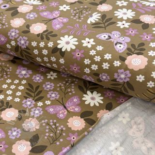 Dresówka Flowers Azriel camel