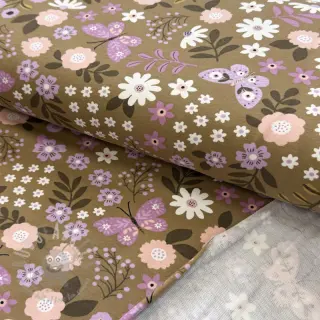 Dresówka Flowers Azriel camel