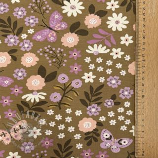 Dresówka Flowers Azriel camel