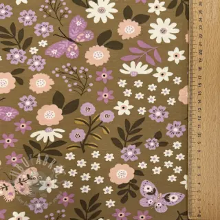 Dresówka Flowers Azriel camel