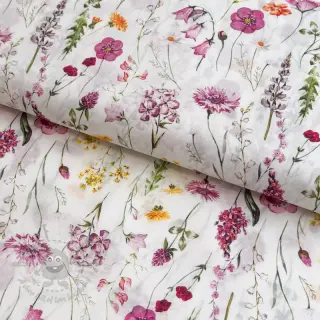 Bawełniana tkanina VOILE Emily flowers digital print