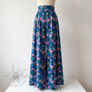 Wiskoza STRETCH Flowers Dorothia digital print