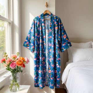 Wiskoza STRETCH Flowers Dorothia digital print