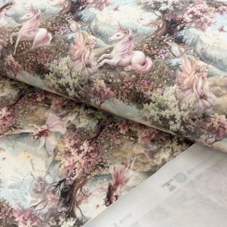 Dresówka drapana Fairy tales digital print