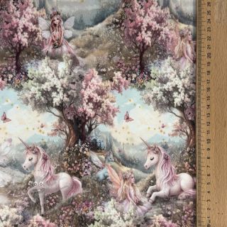 Dresówka drapana Fairy tales digital print