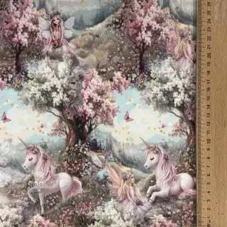 Dresówka drapana Fairy tales digital print