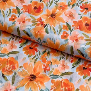 Bawełniana tkanina VOILE Sarah flowers digital print