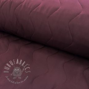 Pikowana tkanina ZIG ZAG aubergine