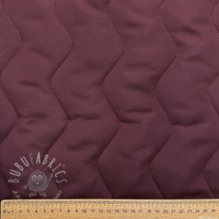 Pikowana tkanina ZIG ZAG aubergine