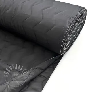 Pikowana tkanina ZIG ZAG black