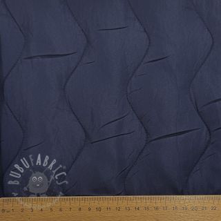 Pikowana tkanina ZIG ZAG navy