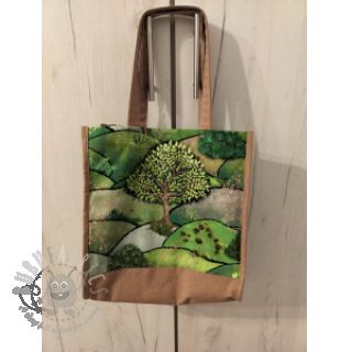 Tkanina dekoracyjna Forest hill wiosna nadruk cyfrowy