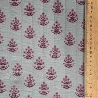 Muślin double gauze STEPPED Flowers mauve