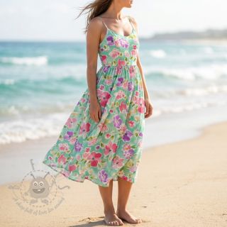 Wiskoza ECOVERO Flowers design B digital print