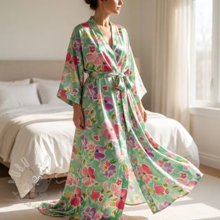 Wiskoza ECOVERO Flowers design B digital print