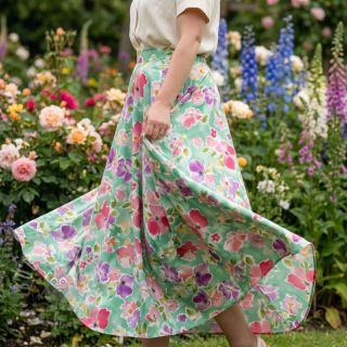 Wiskoza ECOVERO Flowers design B digital print