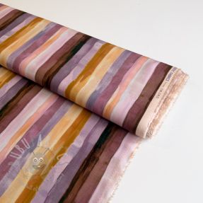 Wiskoza RADIANCE Stripes lavender digital print