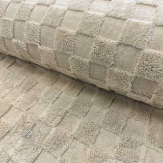 Fleece JACQUARD Check ecru