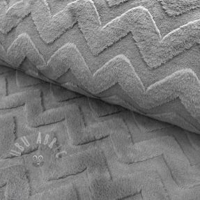 Fleece Abstract grey