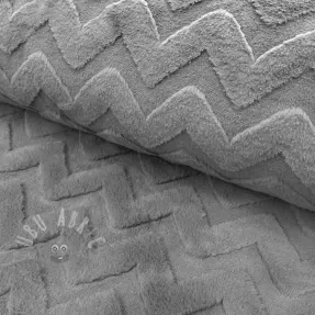 Fleece Abstract grey