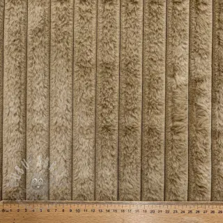 Sztuczne futro Stripes Luxe beige