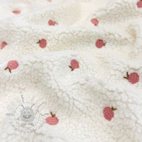 Tkanina płaszczowa TEDDY JACQUARD EMBROIDERY Patches