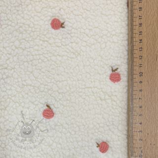 Tkanina płaszczowa TEDDY JACQUARD EMBROIDERY Patches