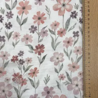 Muślin double gauze Flowers Jana digital print