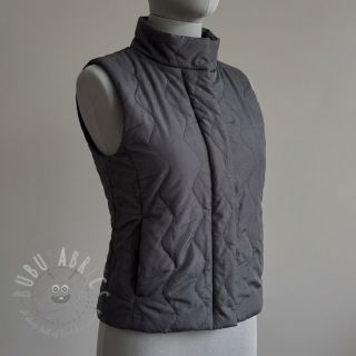 Pikowana tkanina ZIG ZAG black