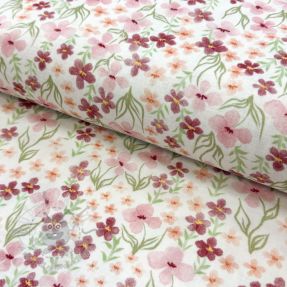 Muślin double gauze Flowers Sisi digital print