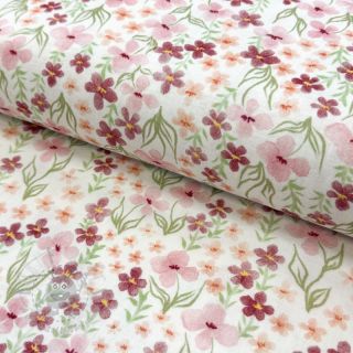 Muślin double gauze Flowers Sisi digital print
