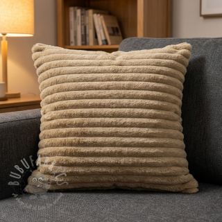 Sztuczne futro Stripes Luxe beige