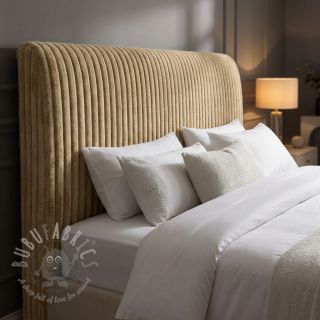 Sztuczne futro Stripes Luxe beige