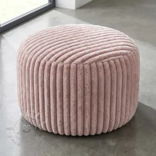 Sztuczne futro Stripes Luxe old rose