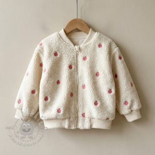 Tkanina płaszczowa TEDDY JACQUARD EMBROIDERY Patches