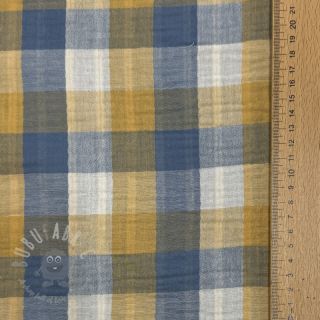 Muślin double gauze DOUBLE SIDED Summer Check